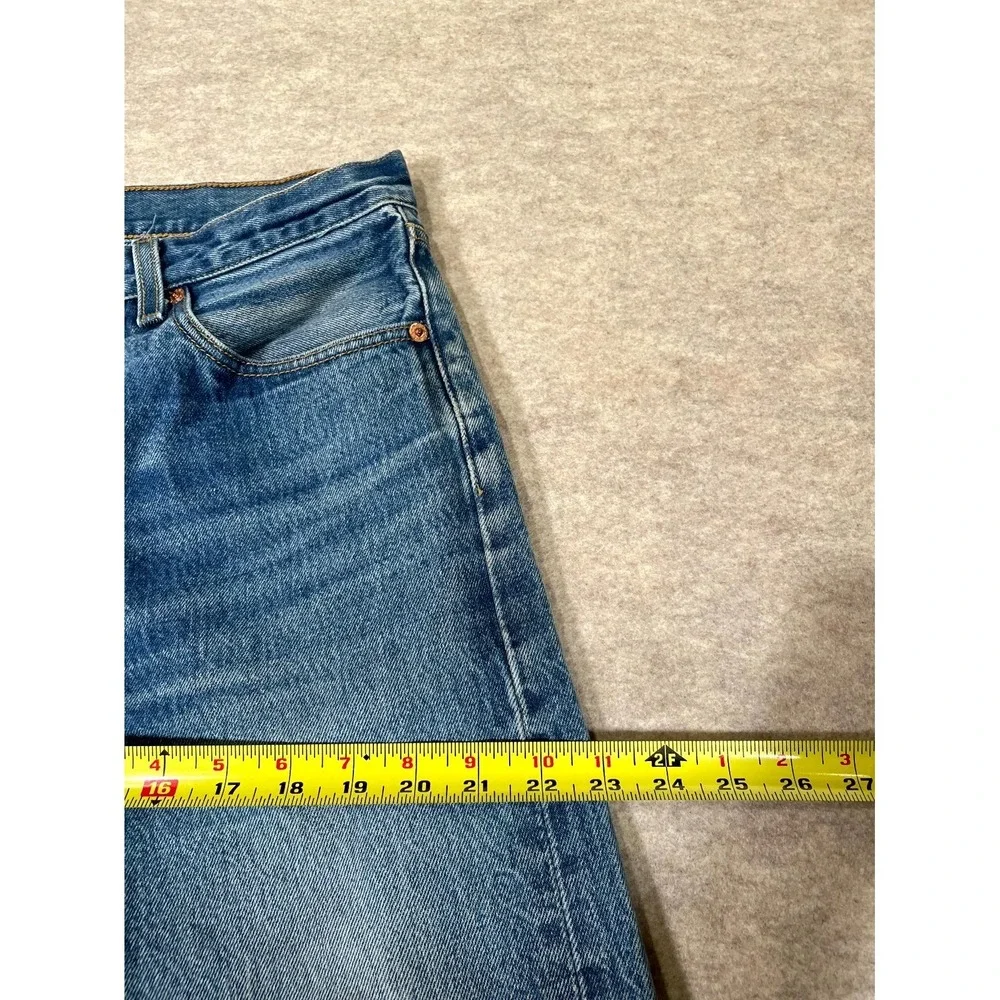 Levi's 501XX Jeans Mens 36x36 Blue Denim Cotton Mid Rise Straight Leg Streetwear